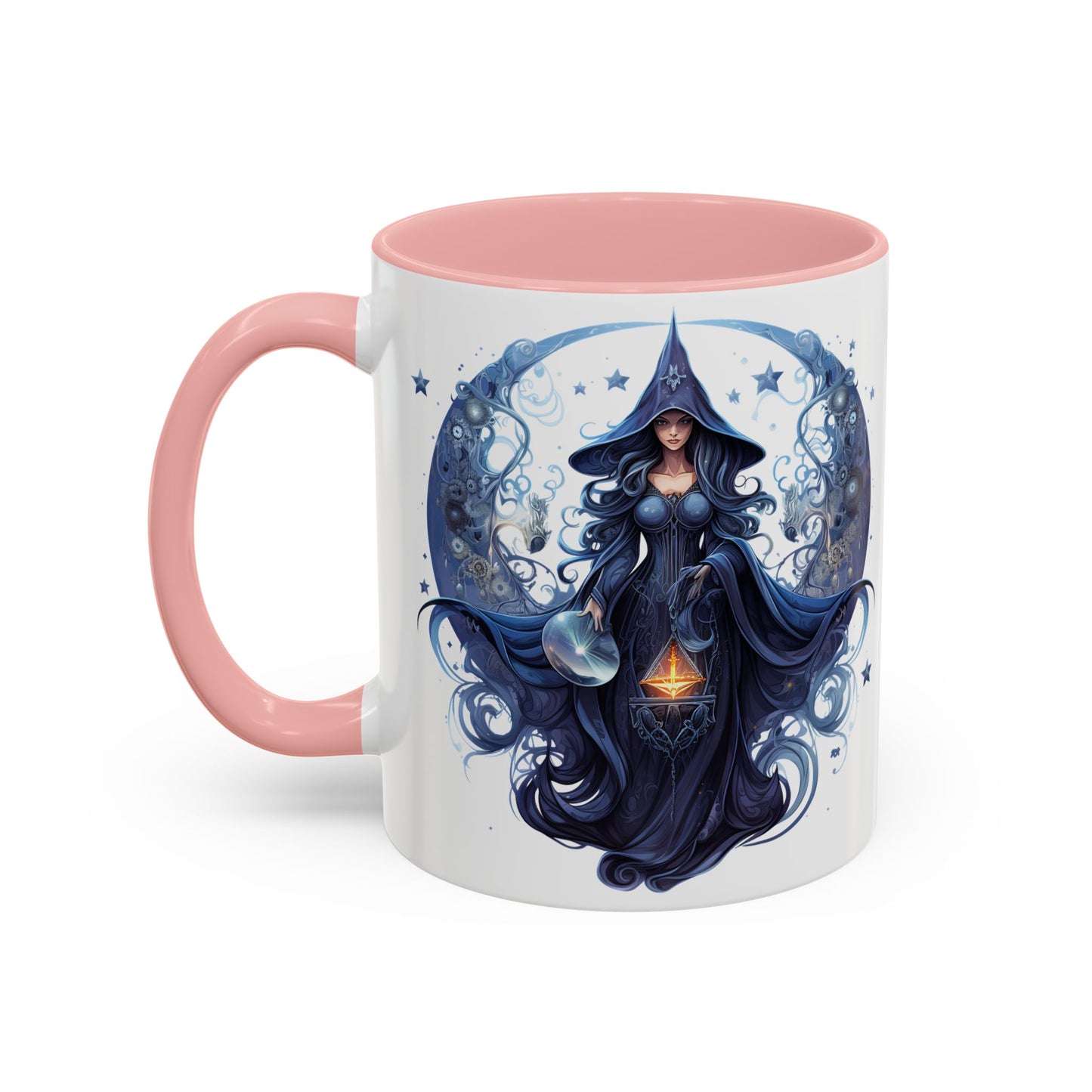 Enchanting Witch Coffee Mug - Mystic Art, Magical Decor, Astrology Gift, Unique Kitchenware, Celestial Drinkware