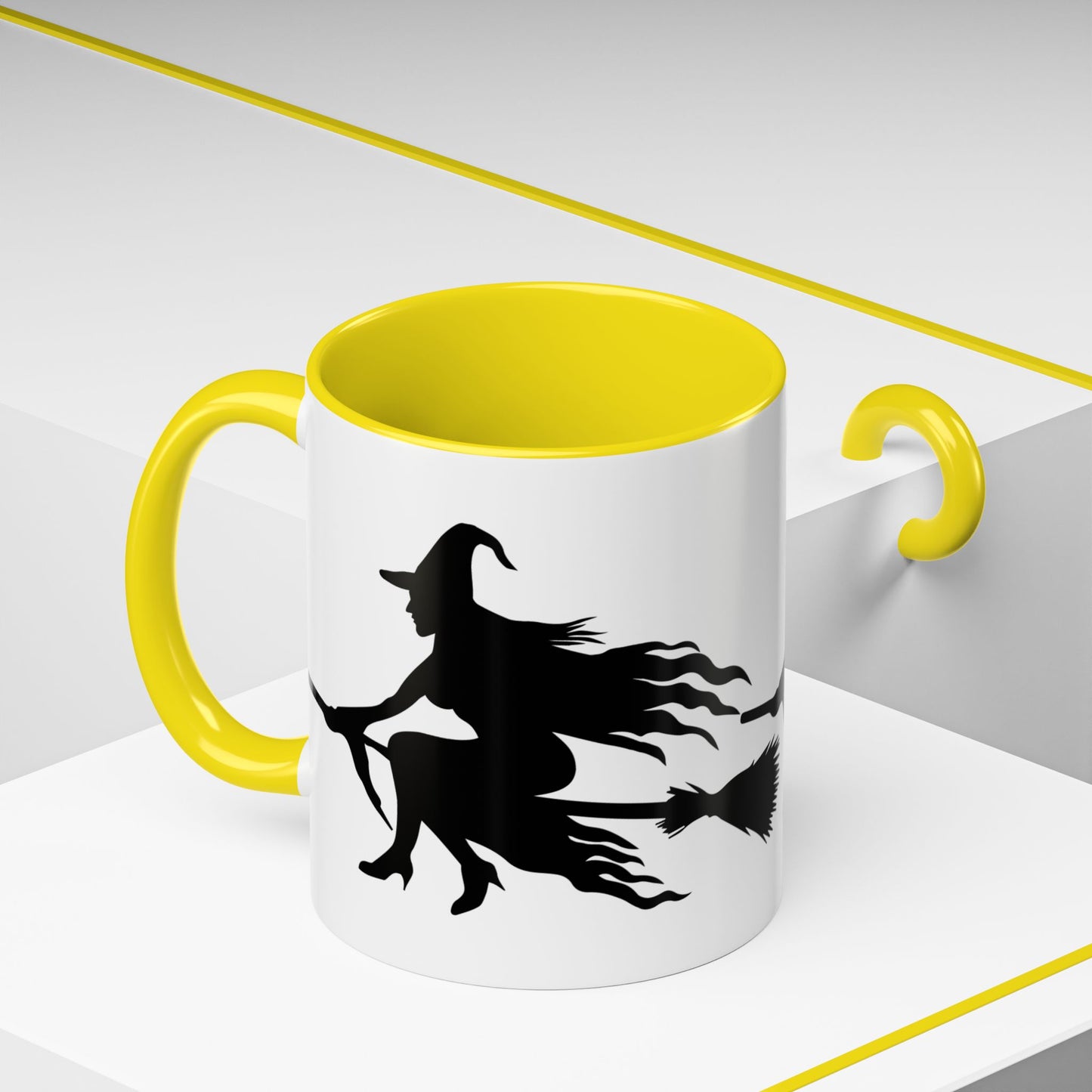 Witchy Accent Coffee Mug - Perfect for Halloween, Witch Enthusiasts, Cozy Nights, Themed Parties, Gift for Her, Magic Lovers
