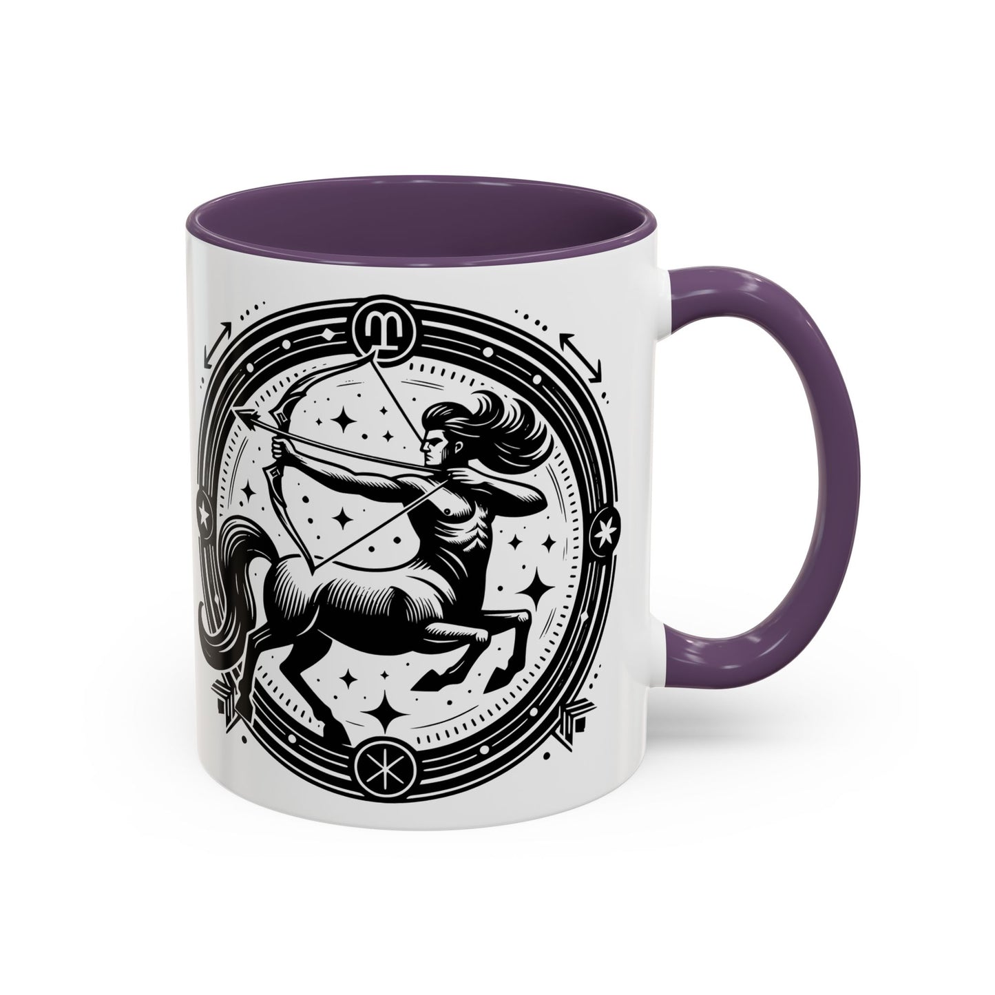Zodiac Unicorn Coffee Mug, Astrology Gift, Horoscope Cup, Black Accents, Unique Unicorn Mug for Coffee Lovers