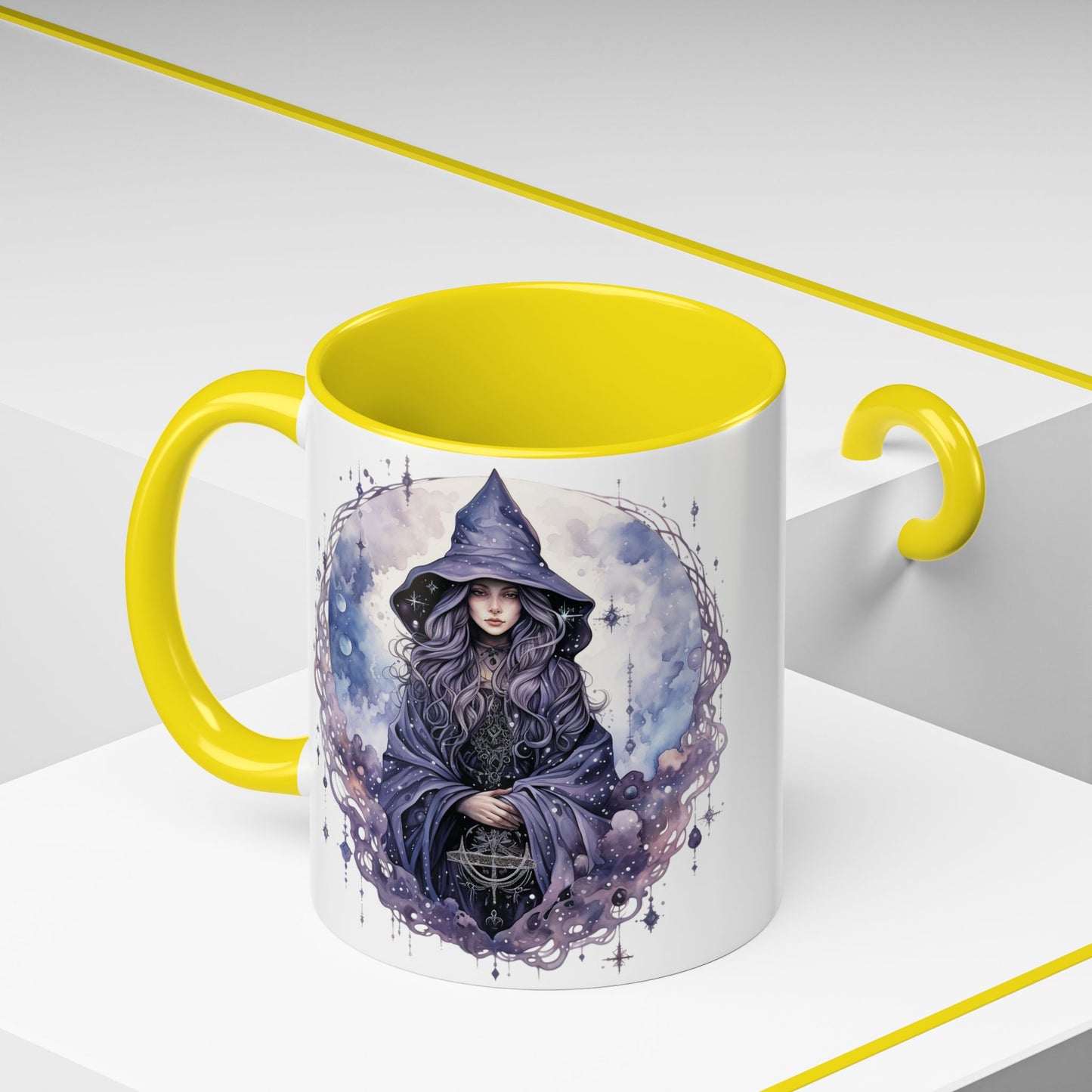 Mystical Witch Coffee Mug | Enchanted Gift for Tea Lovers, Halloween Decor, Witchcraft Lover, Celestial Home Decor, Unique Magic Mug