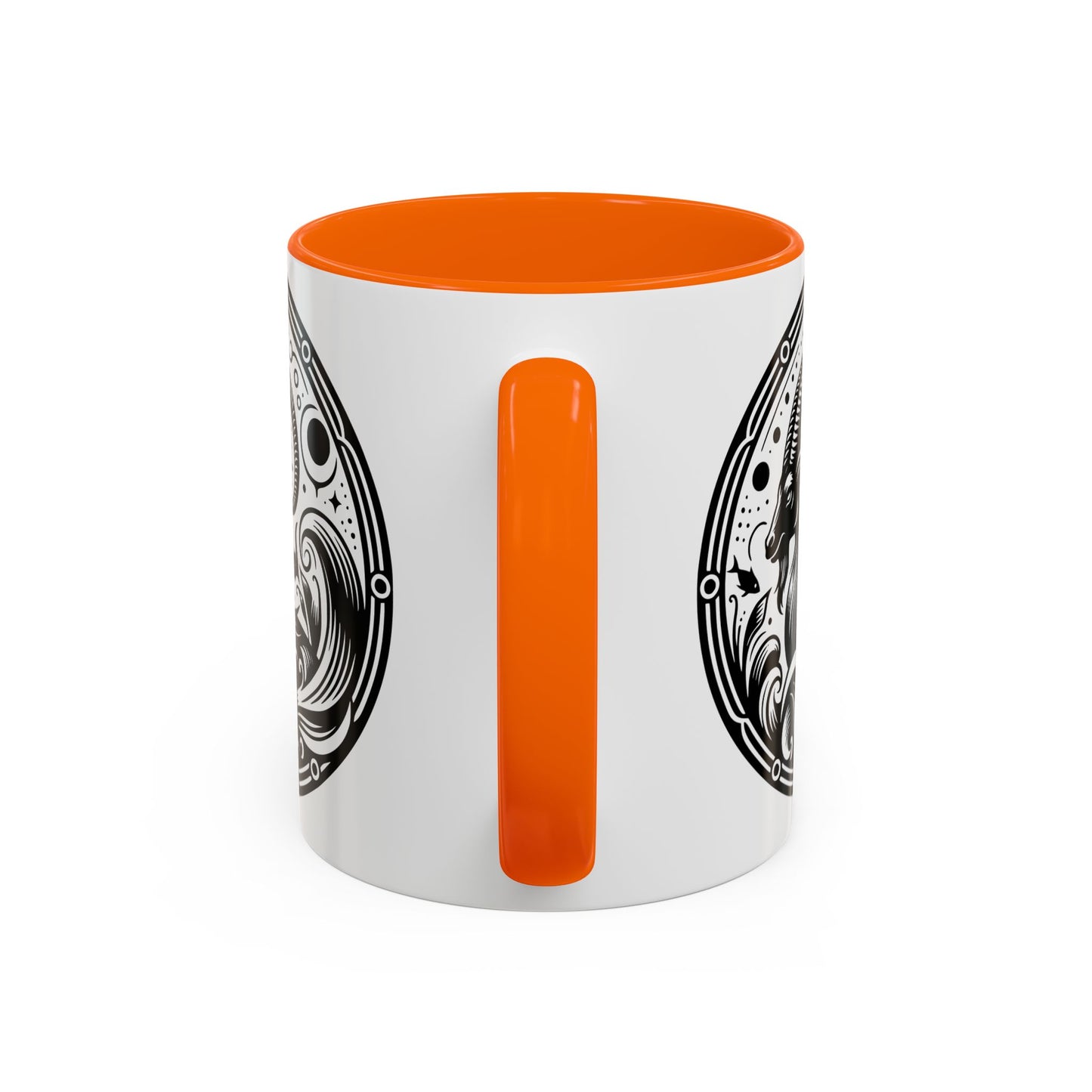 Astrological Black and White Accent Coffee Mug - Zodiac Sign, Horoscope Gift, Astrology Lovers, Unique Kitchen Decor, Cosmic Drinkware