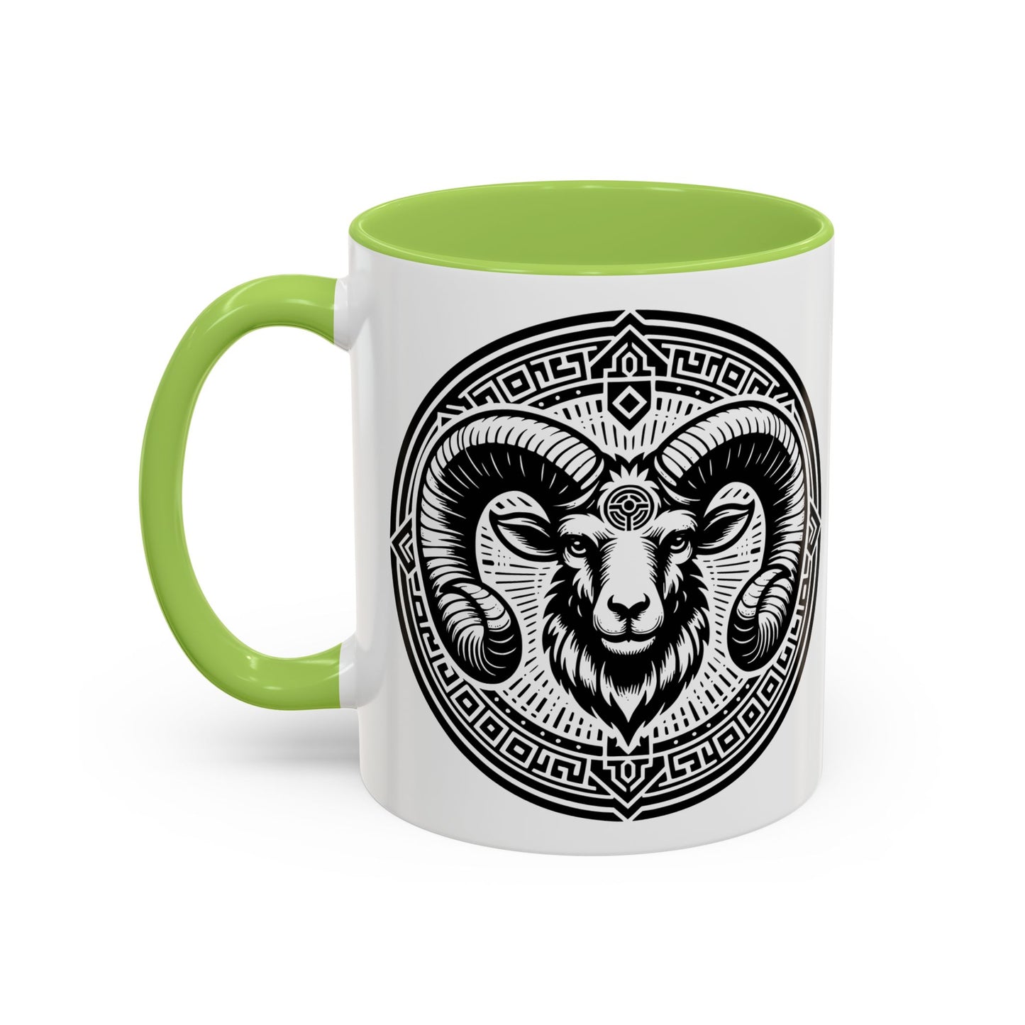 Bold Ram Accent Coffee Mug, Unique Gift for Animal Lovers, Perfect for Home, Office, Birthdays, or Holidays, 11/15oz