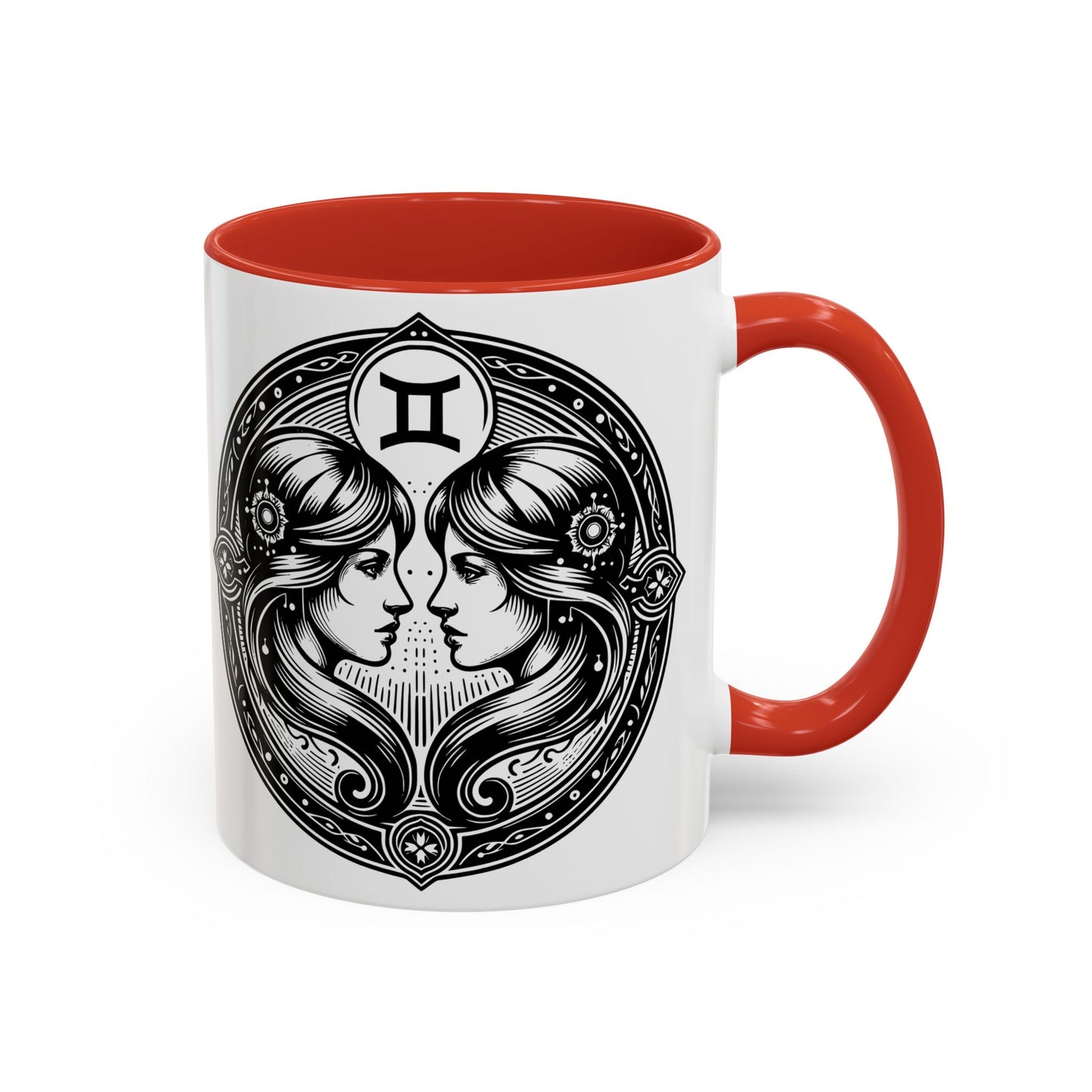 Zodiac Coffee Mug with Gemini Design, Astrology Gift Mug, Horoscope Coffee Cup, Unique Home Decor, Personalized Zodiac Mug