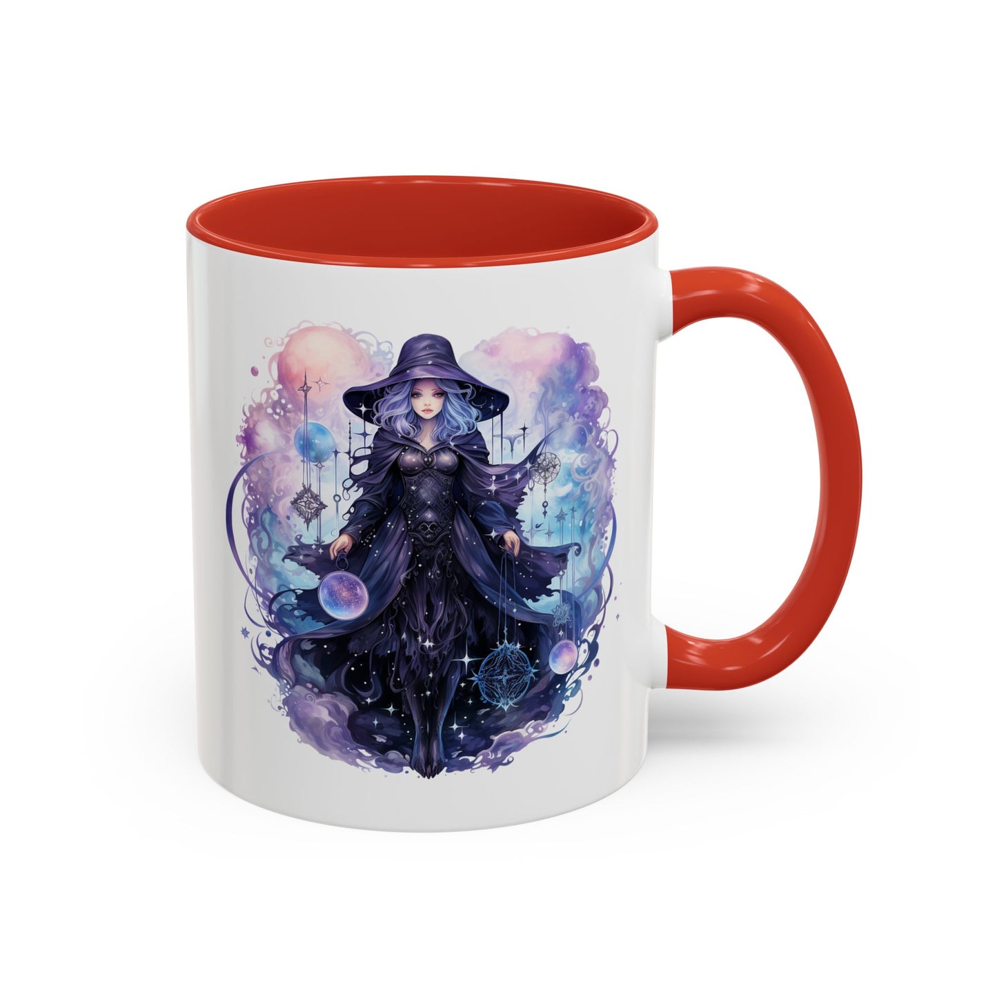 Mystical Witch Coffee Mug | Enchanting Beverage Cup | Moon Phase Gift for Witch Lovers, Halloween Décor, Unique Present