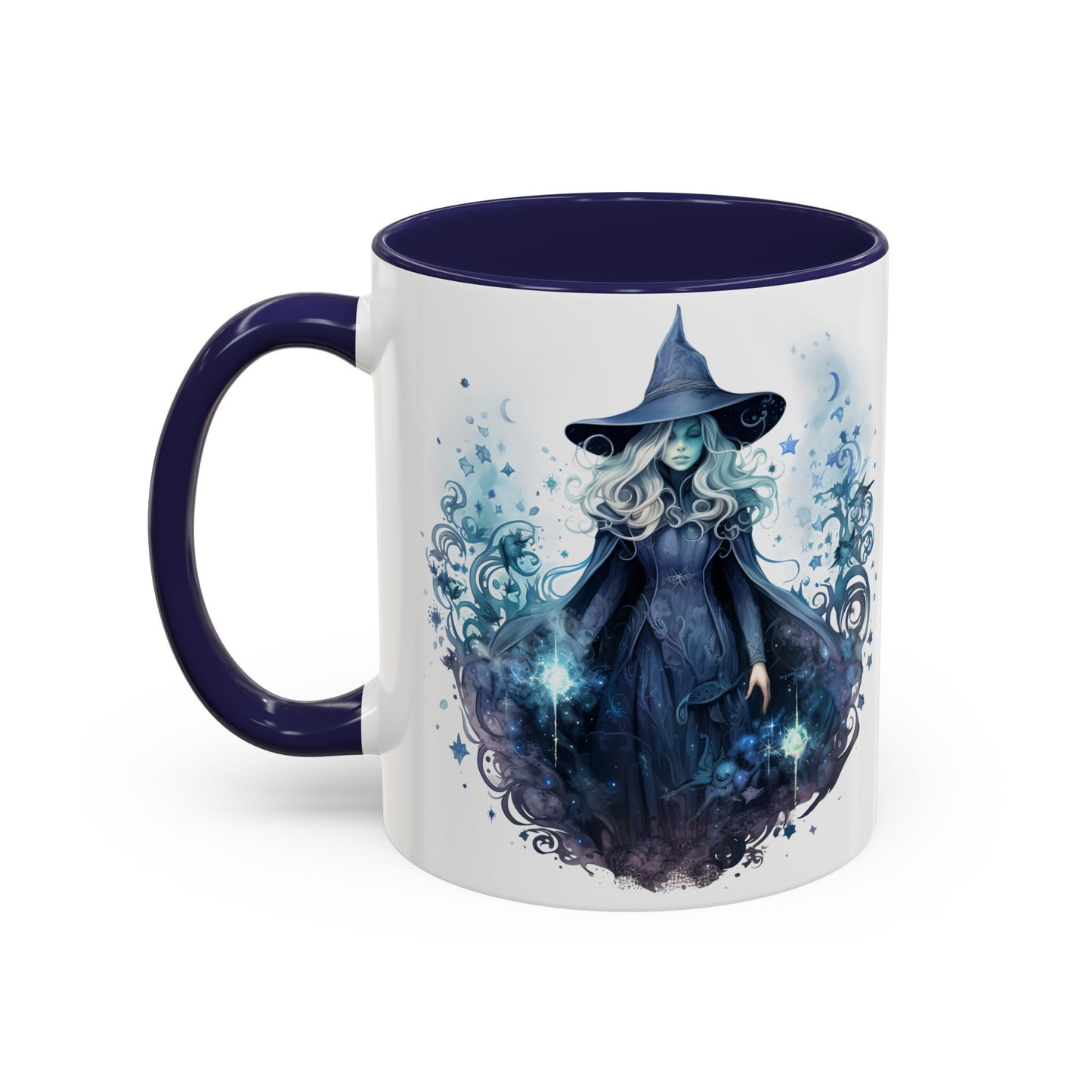 Witchy Accent Coffee Mug | Magical Coffee Cup, Halloween Decor, Gift for Witches, Enchanted Kitchenware, Mystical Mug