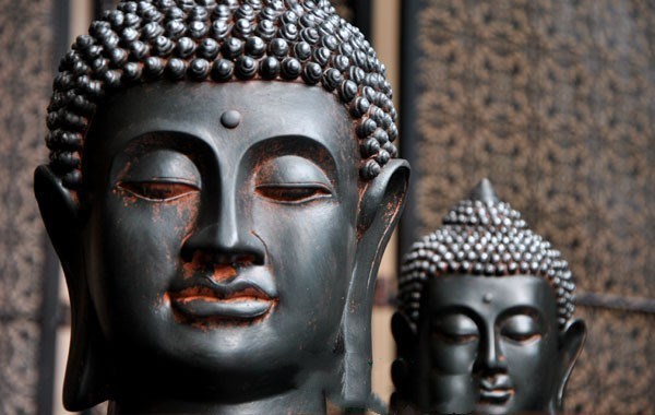 Old Resin Zen Ornaments Buddha's First Home Decoration