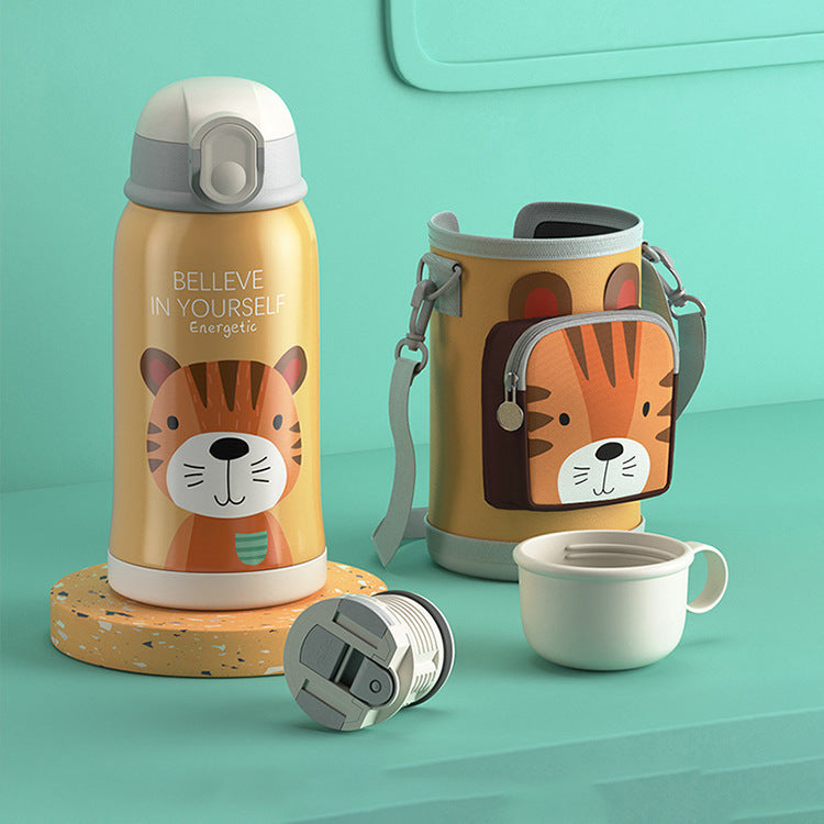 Haute-valeur de Enfants Mignon de Bande Dessinée Tasse Avec Coupe Manches