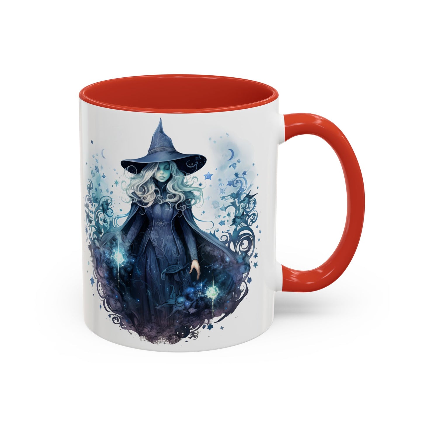 Witchy Accent Coffee Mug | Magical Coffee Cup, Halloween Decor, Gift for Witches, Enchanted Kitchenware, Mystical Mug