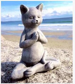 Dog Buddha Meditation Dog Statue Zen Statue Decoration