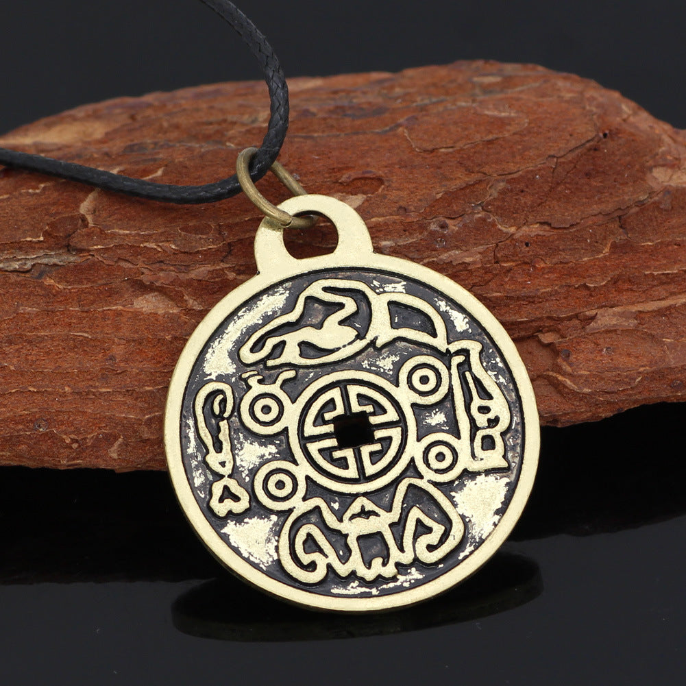 Vintage Russian Amulet, Necklace, Pendant, Jewelry, Fashion Amulet Necklace