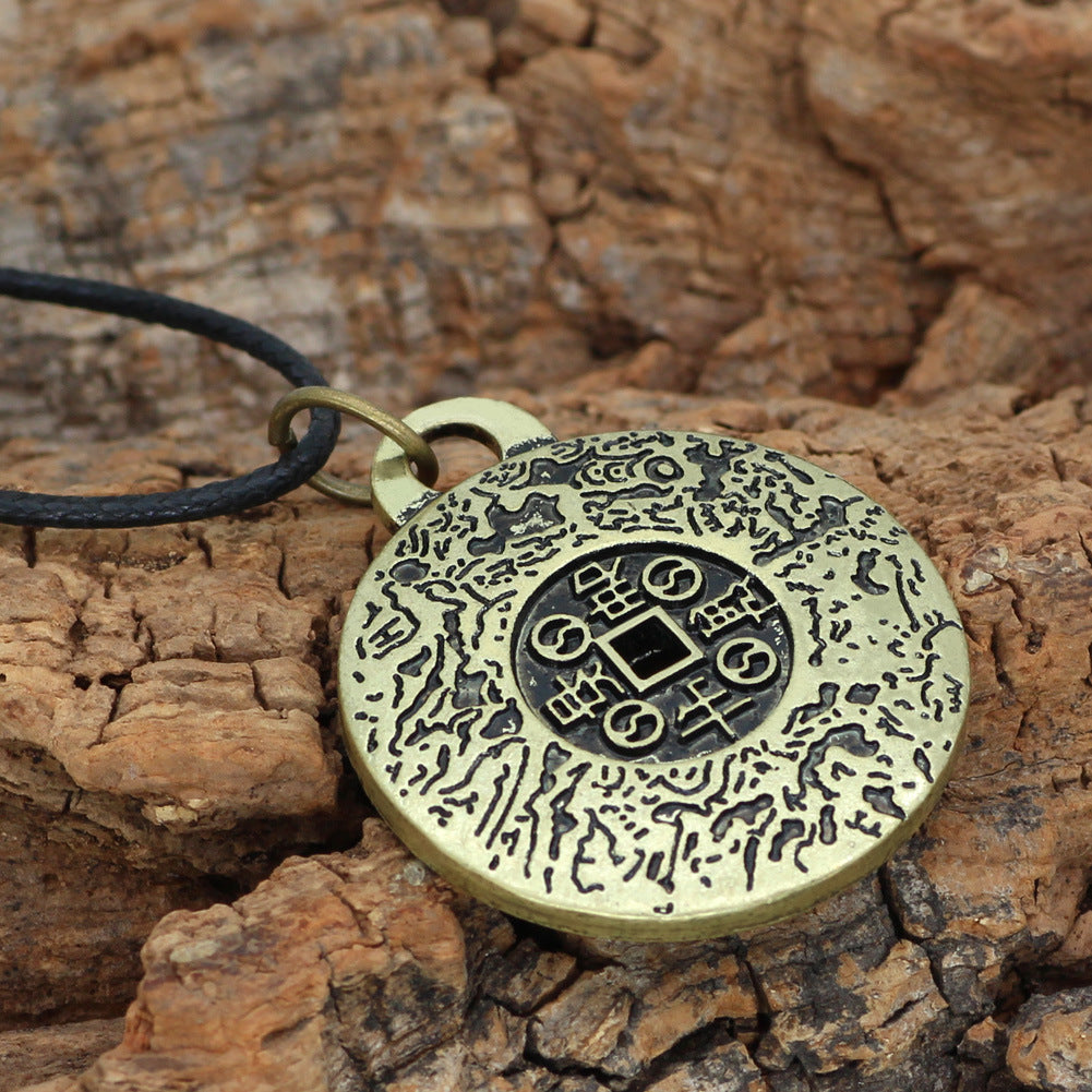 Vintage Russian Amulet, Necklace, Pendant, Jewelry, Fashion Amulet Necklace