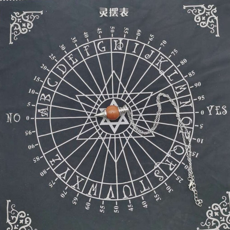 Tarot Nappe Divination Tarot Carte Pad Pendule Pentacle Magique Runes Tarot Table D'autel Tissu