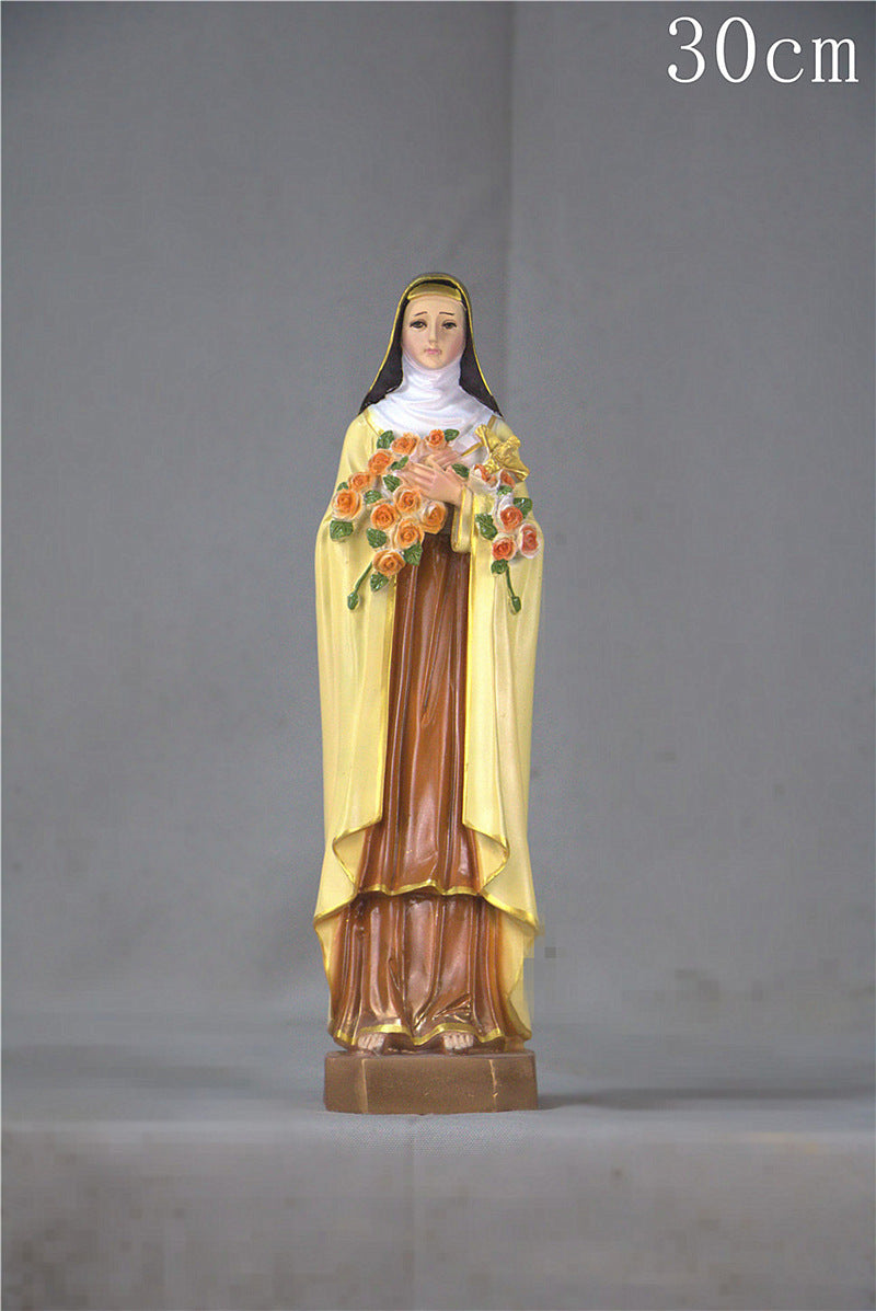 Jésus Christian Icône Catholique Sacré Vierge Jésus Mary Église Famille Statue