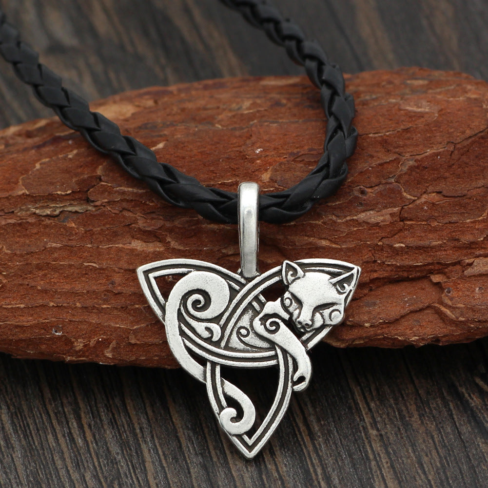 Irish Celtic Pendant Amulet Necklace