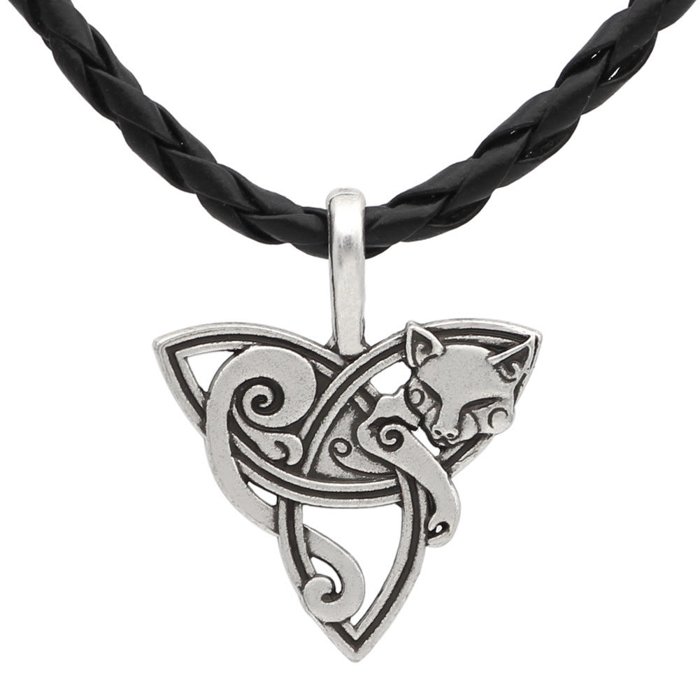 Irish Celtic Pendant Amulet Necklace