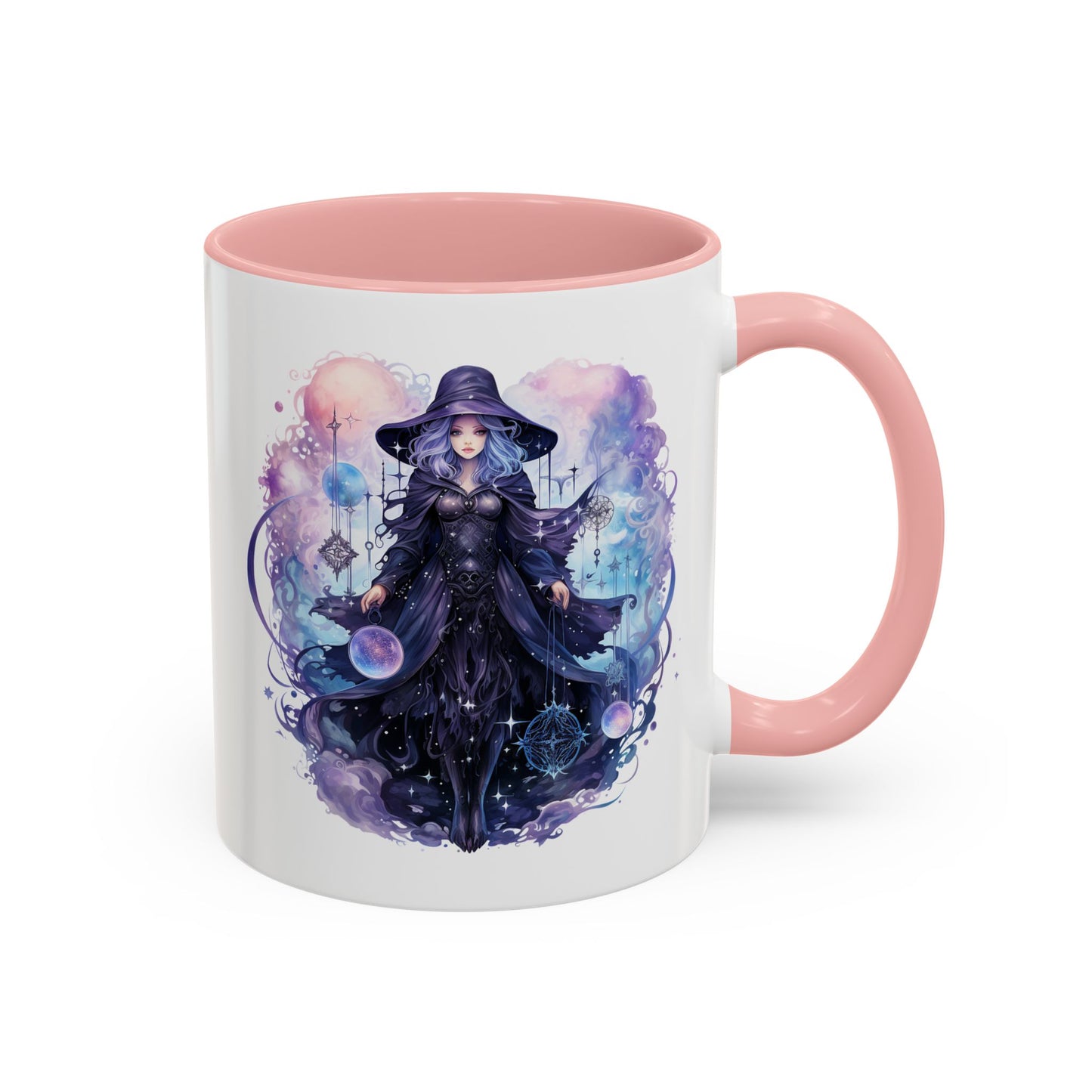 Mystical Witch Coffee Mug | Enchanting Beverage Cup | Moon Phase Gift for Witch Lovers, Halloween Décor, Unique Present