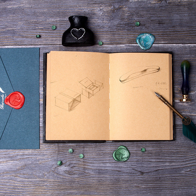 Personalized Embossed Dragon Book Resin Crafts Notebook