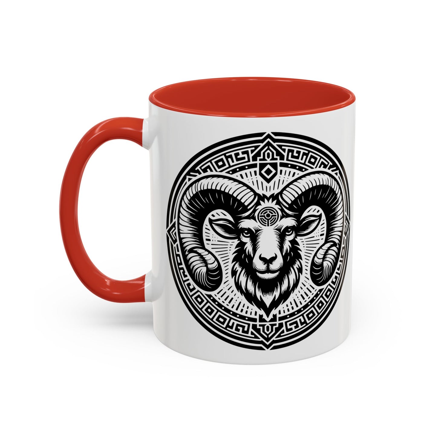 Bold Ram Accent Coffee Mug, Unique Gift for Animal Lovers, Perfect for Home, Office, Birthdays, or Holidays, 11/15oz