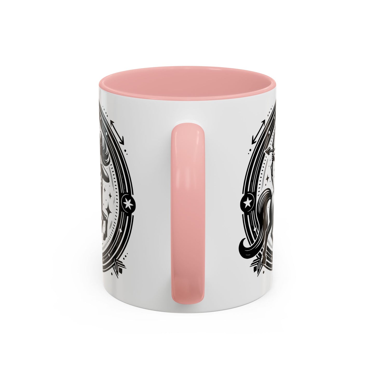 Zodiac Unicorn Coffee Mug, Astrology Gift, Horoscope Cup, Black Accents, Unique Unicorn Mug for Coffee Lovers