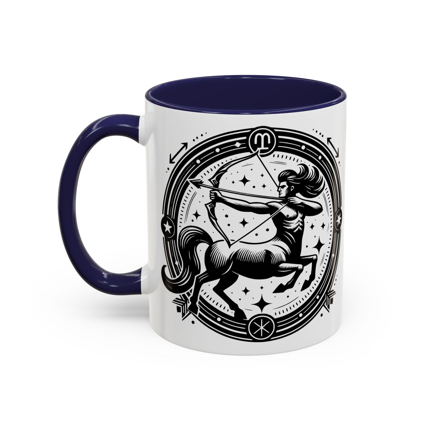 Zodiac Unicorn Coffee Mug, Astrology Gift, Horoscope Cup, Black Accents, Unique Unicorn Mug for Coffee Lovers