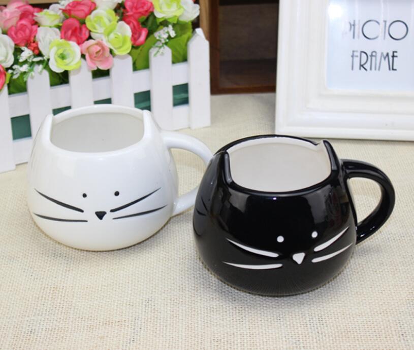 Tasse en forme de chat pour une pause douce et féline.