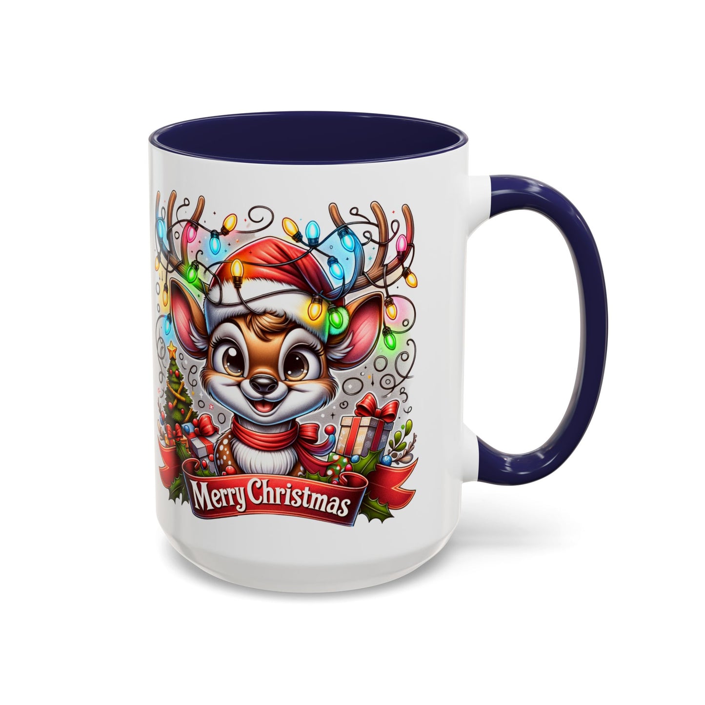 Tasse à café, petit renne au nez rouge (11, 15oz)