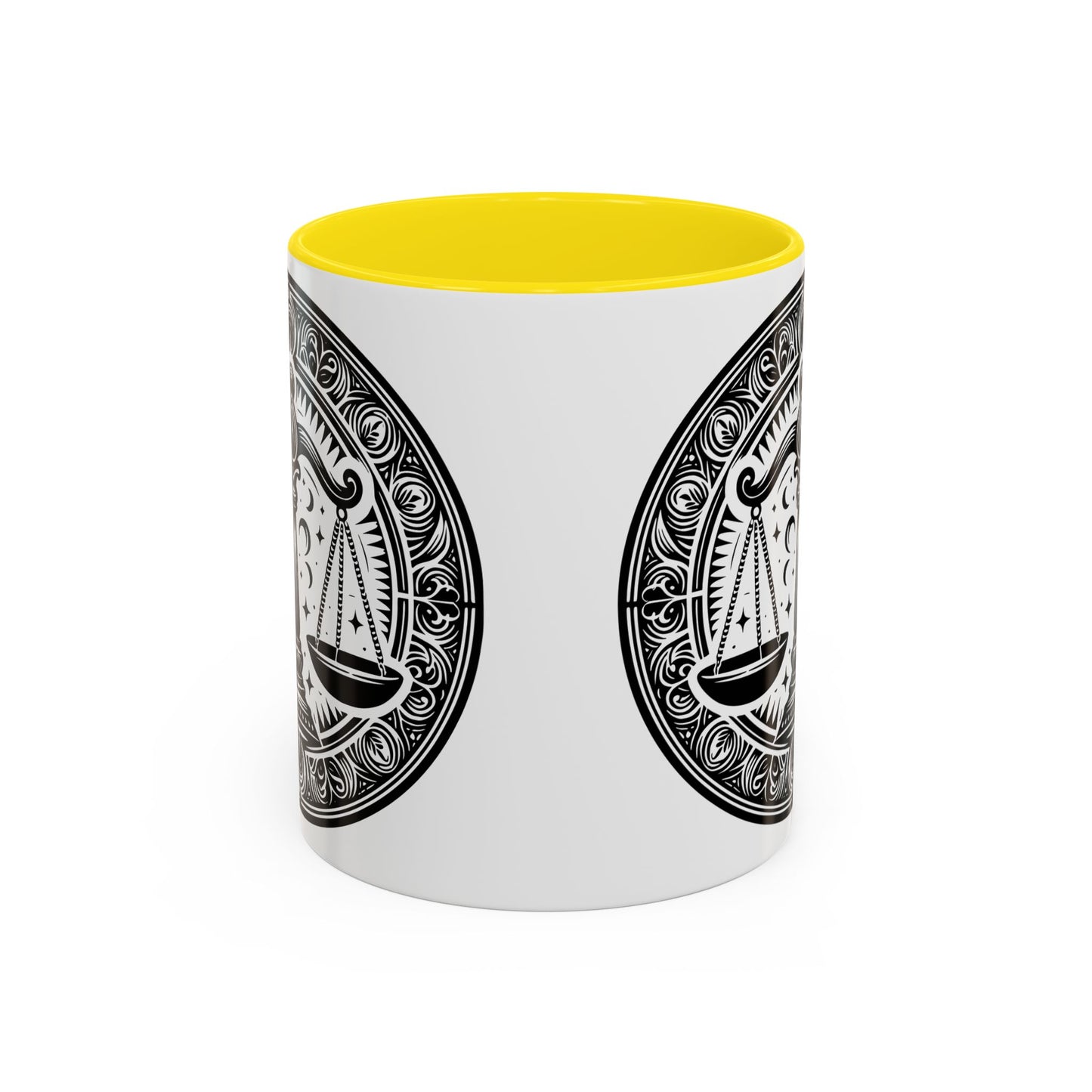 Justice Scale Accent Coffee Mug - Perfect Gift for Lawyers, Graduations, Law School, Legal Professionals, Motivational Decor