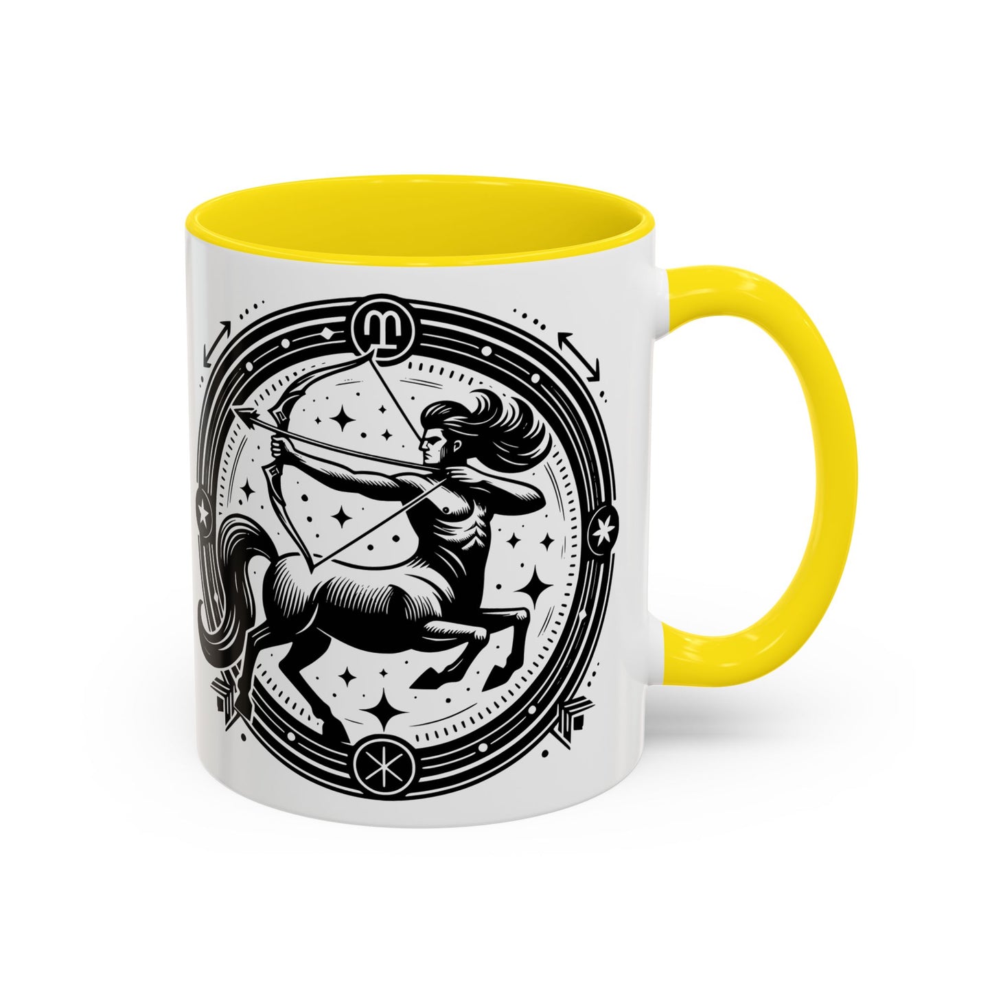 Zodiac Unicorn Coffee Mug, Astrology Gift, Horoscope Cup, Black Accents, Unique Unicorn Mug for Coffee Lovers