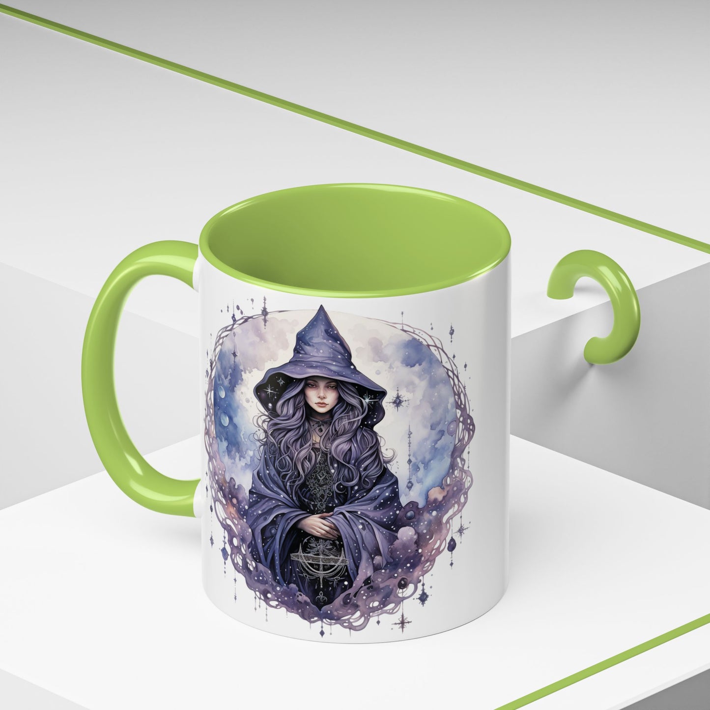 Mystical Witch Coffee Mug | Enchanted Gift for Tea Lovers, Halloween Decor, Witchcraft Lover, Celestial Home Decor, Unique Magic Mug