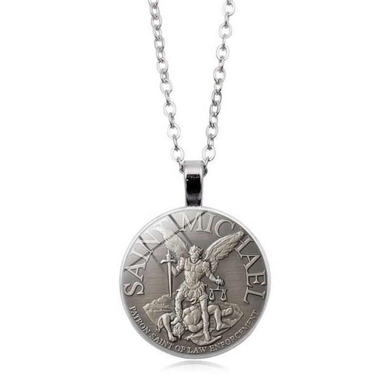 Archangel Michael Time Gem Necklace