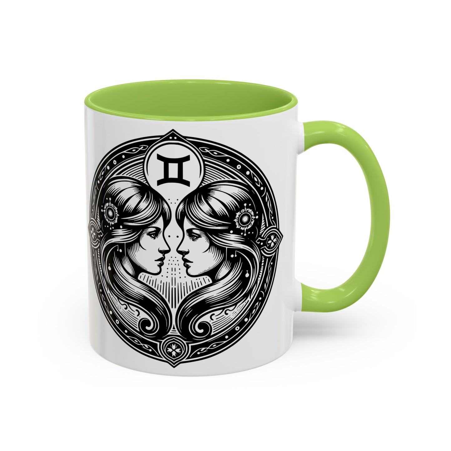 Zodiac Coffee Mug with Gemini Design, Astrology Gift Mug, Horoscope Coffee Cup, Unique Home Decor, Personalized Zodiac Mug