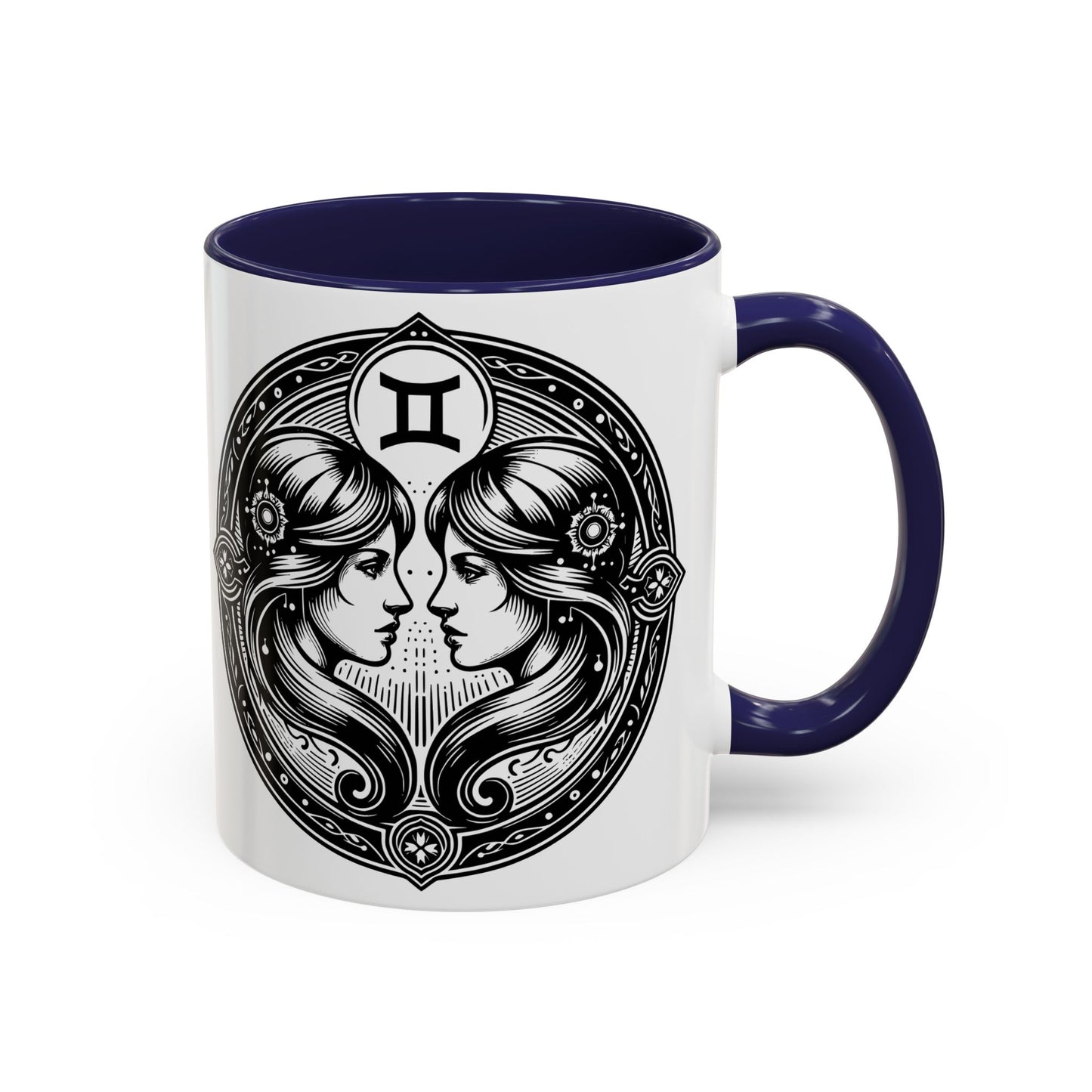 Zodiac Coffee Mug with Gemini Design, Astrology Gift Mug, Horoscope Coffee Cup, Unique Home Decor, Personalized Zodiac Mug