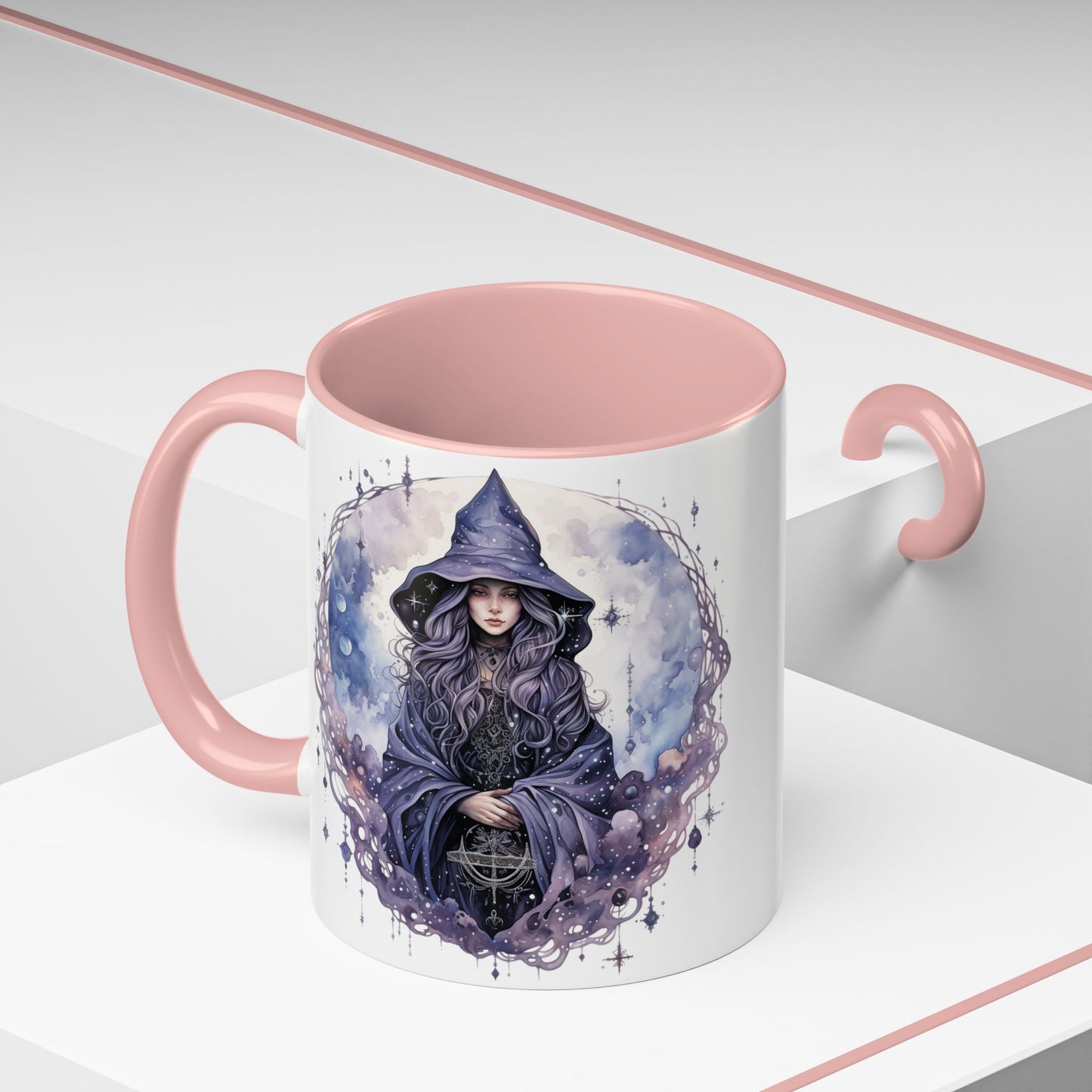 Mystical Witch Coffee Mug | Enchanted Gift for Tea Lovers, Halloween Decor, Witchcraft Lover, Celestial Home Decor, Unique Magic Mug