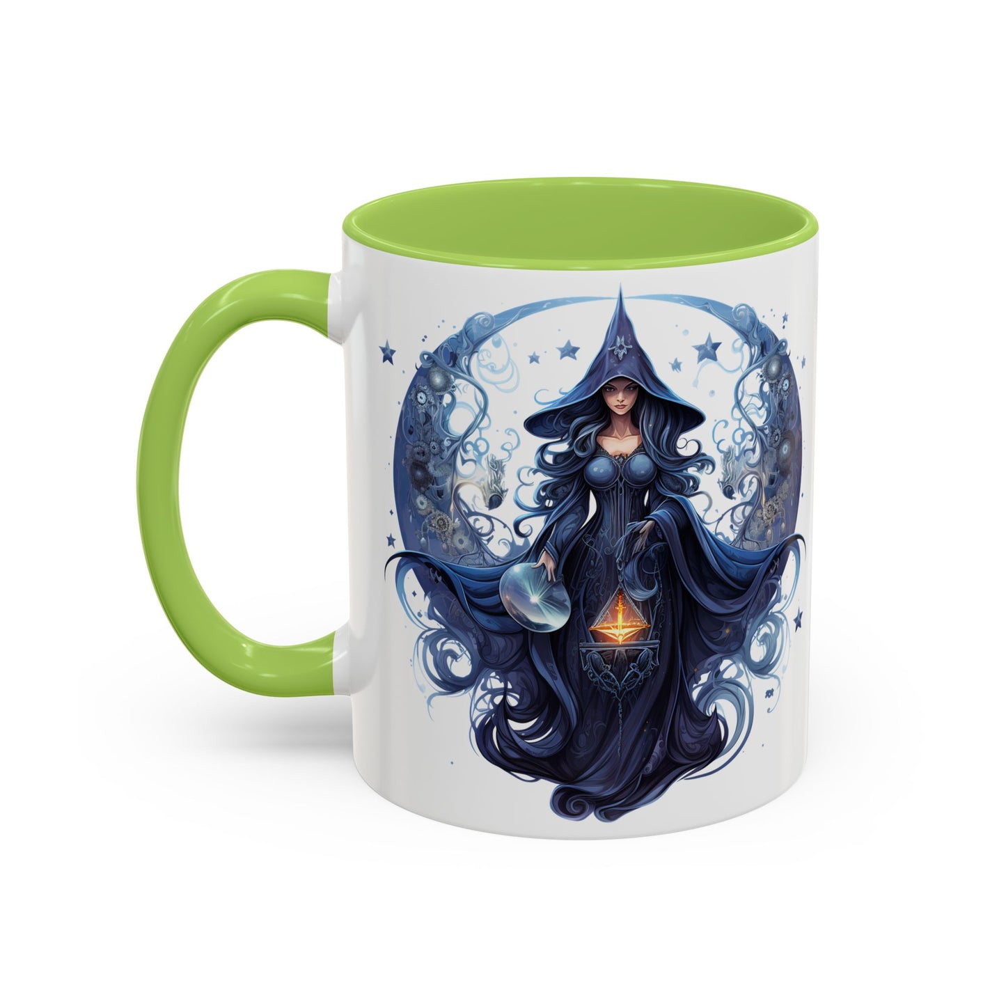 Enchanting Witch Coffee Mug - Mystic Art, Magical Decor, Astrology Gift, Unique Kitchenware, Celestial Drinkware