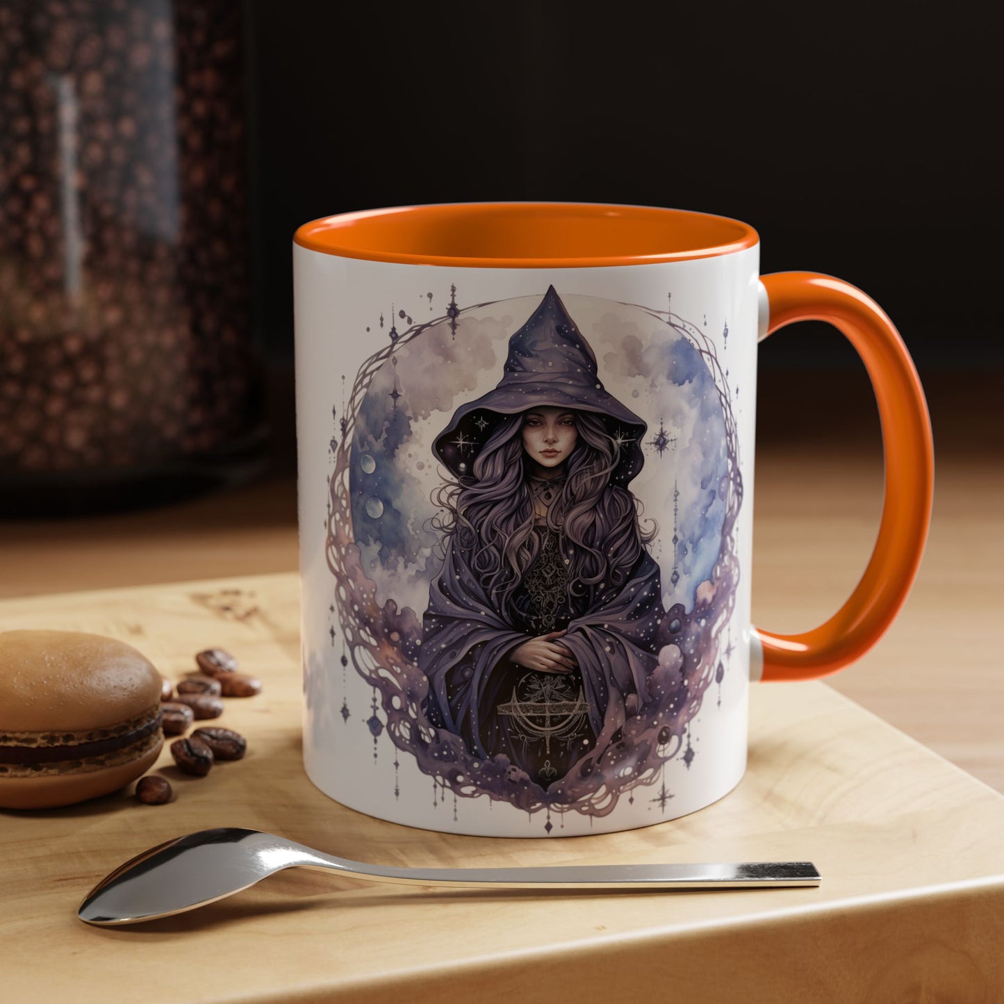 Mystical Witch Coffee Mug | Enchanted Gift for Tea Lovers, Halloween Decor, Witchcraft Lover, Celestial Home Decor, Unique Magic Mug