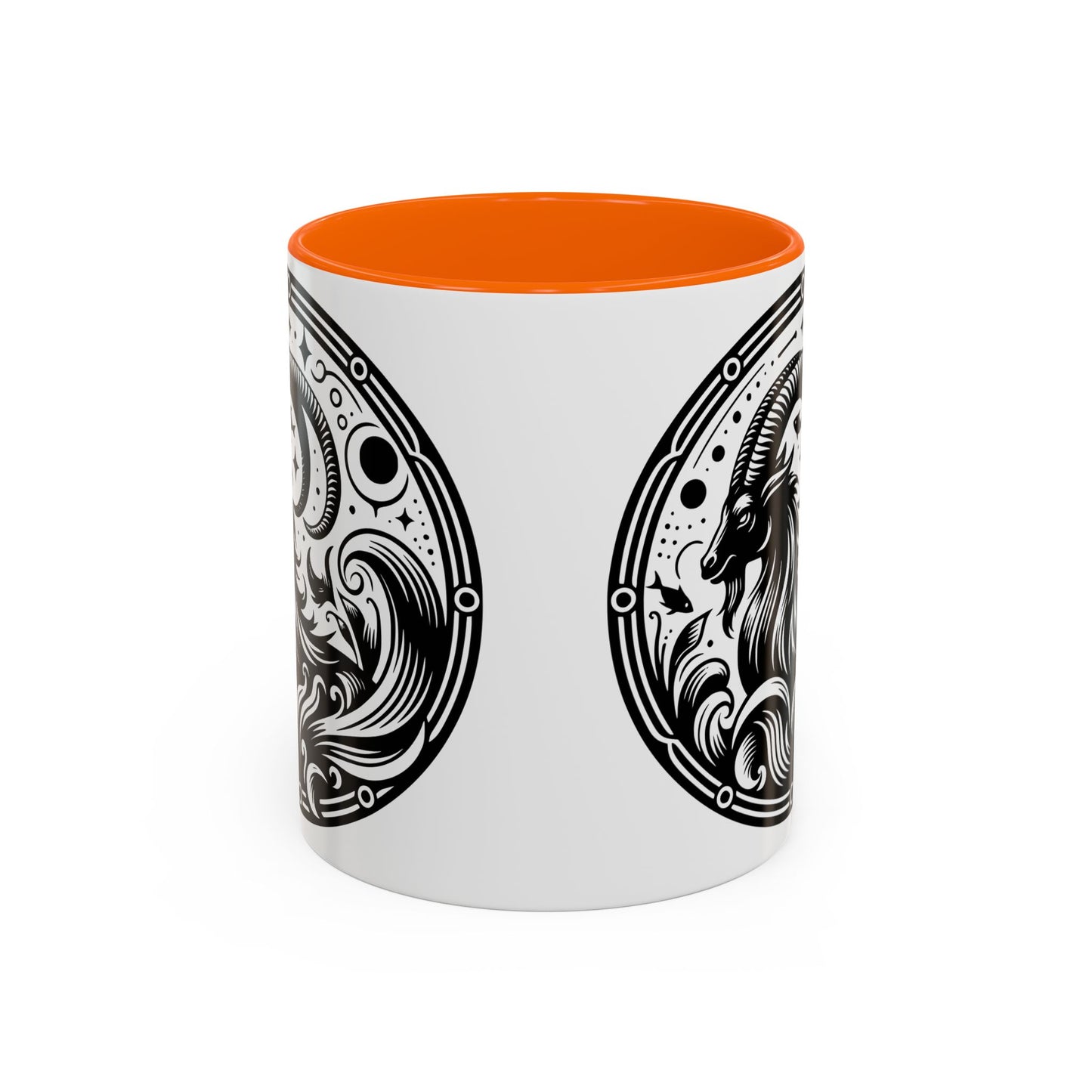 Astrological Black and White Accent Coffee Mug - Zodiac Sign, Horoscope Gift, Astrology Lovers, Unique Kitchen Decor, Cosmic Drinkware