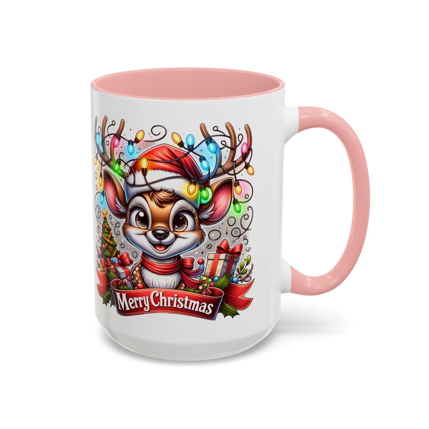 Tasse à café, petit renne au nez rouge (11, 15oz)