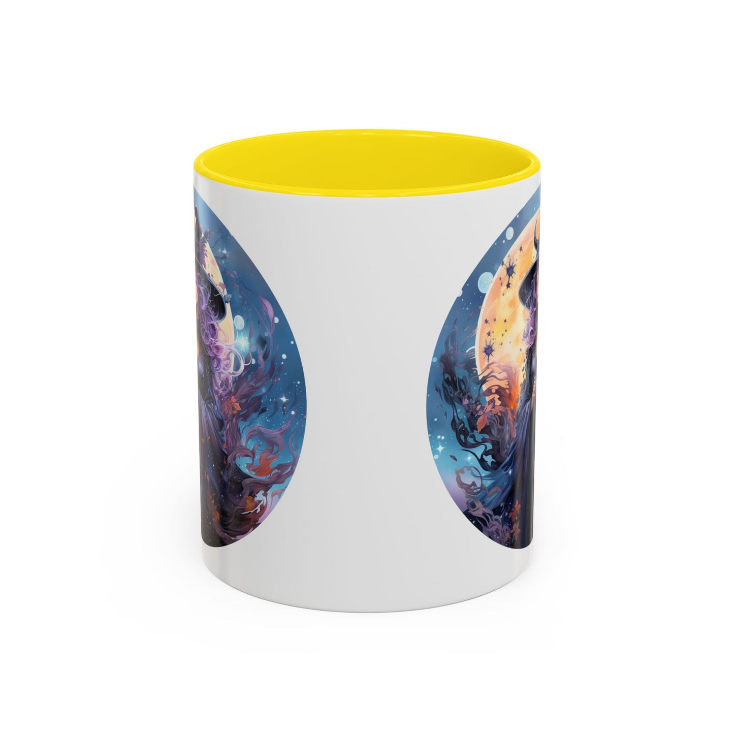 Mystical Witch Coffee Mug, Enchanted Mug, Cute Witch Gift, Magic Drinkware, Celestial Kitchen Decor, Unique Witchy Present