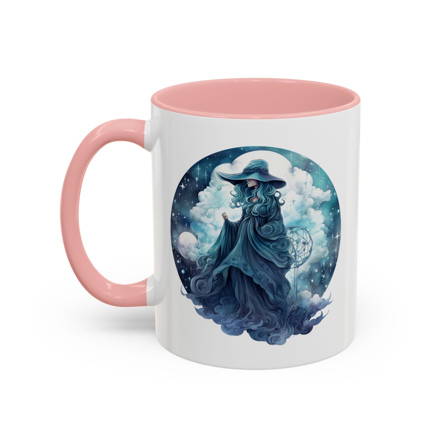 Celestial Dreamer Coffee Mug, Mystical Art Mug, Witchy Coffee Cup, Unique Gift for Her, Fantasy Mug, Astrology Theme