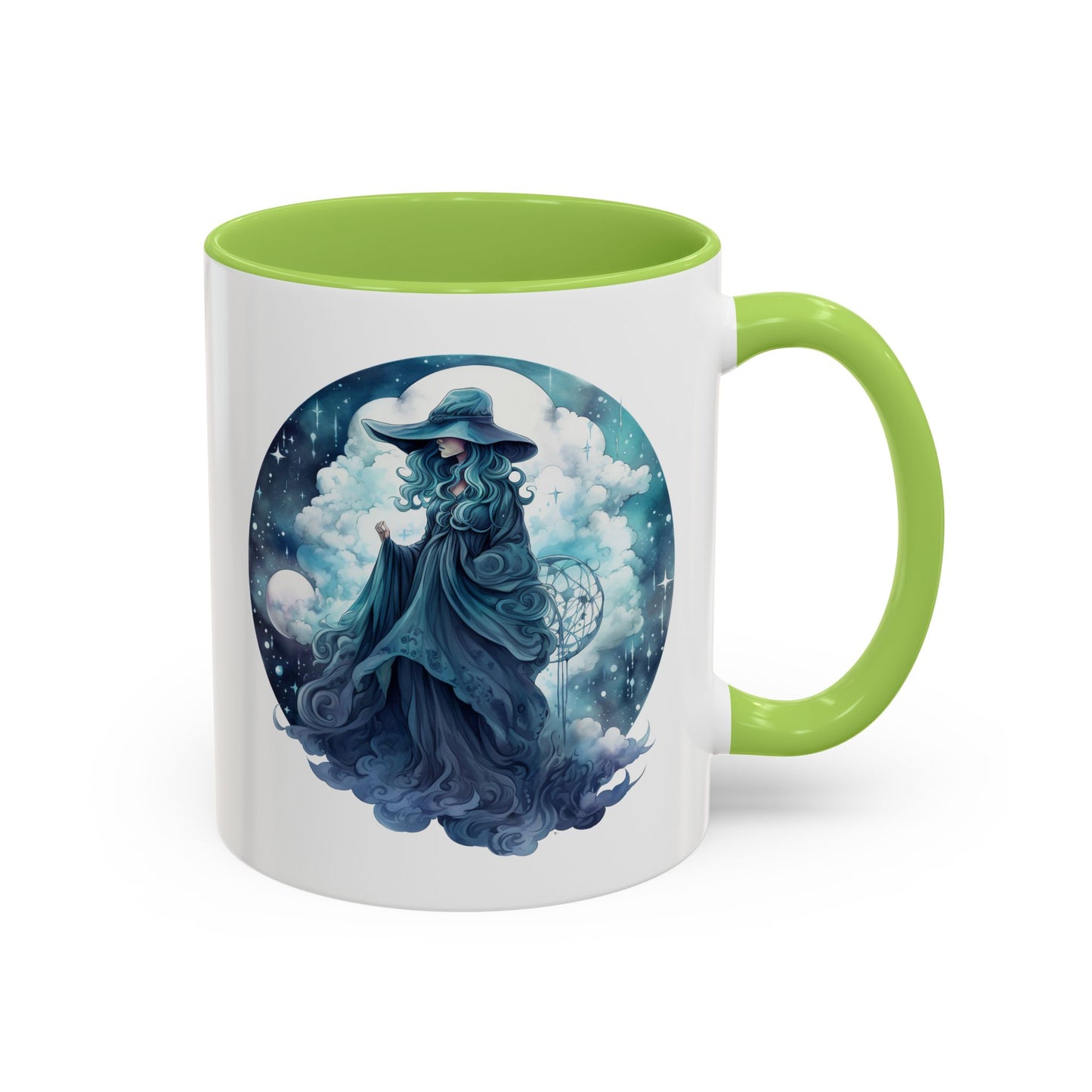Celestial Dreamer Coffee Mug, Mystical Art Mug, Witchy Coffee Cup, Unique Gift for Her, Fantasy Mug, Astrology Theme