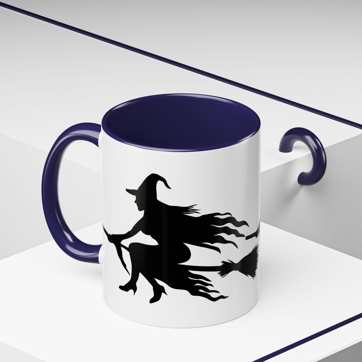 Witchy Accent Coffee Mug - Perfect for Halloween, Witch Enthusiasts, Cozy Nights, Themed Parties, Gift for Her, Magic Lovers