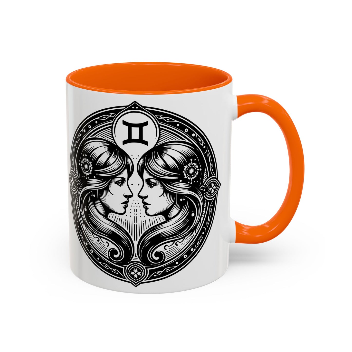 Zodiac Coffee Mug with Gemini Design, Astrology Gift Mug, Horoscope Coffee Cup, Unique Home Decor, Personalized Zodiac Mug