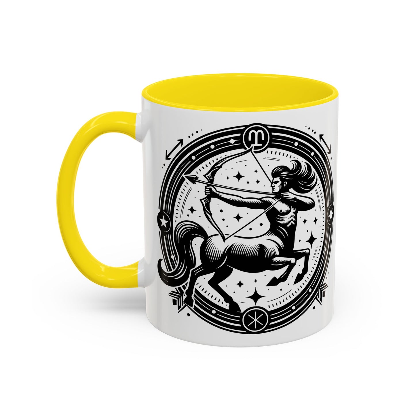 Zodiac Unicorn Coffee Mug, Astrology Gift, Horoscope Cup, Black Accents, Unique Unicorn Mug for Coffee Lovers