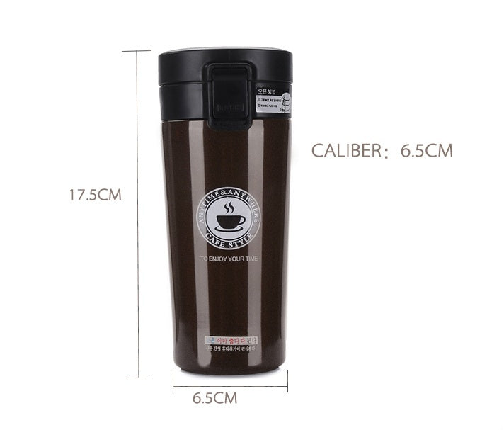stainless steel vacuum coffee cup business bouncy mug