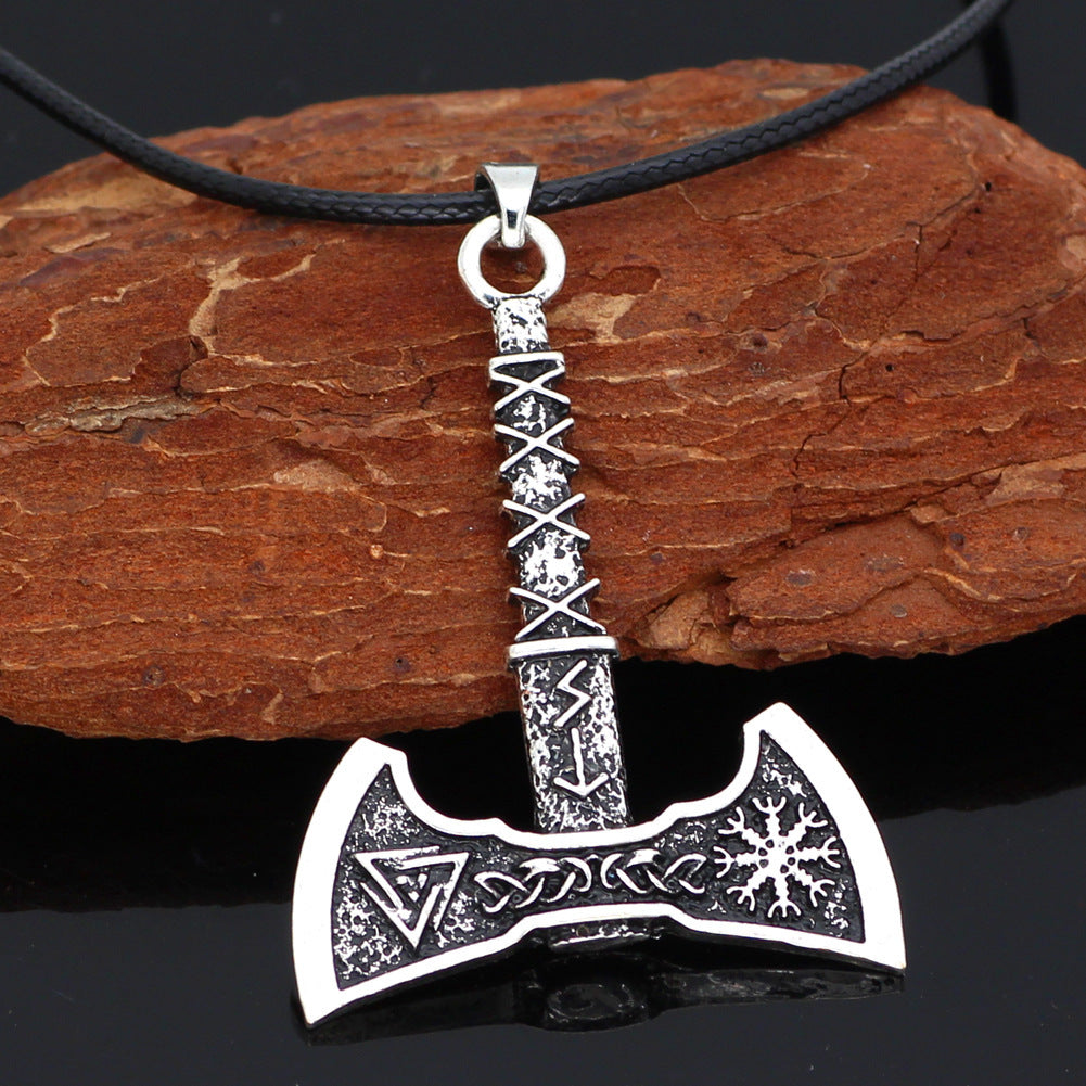 Nordic Amulet Raven Metal Celtic Raven Pendant Necklace