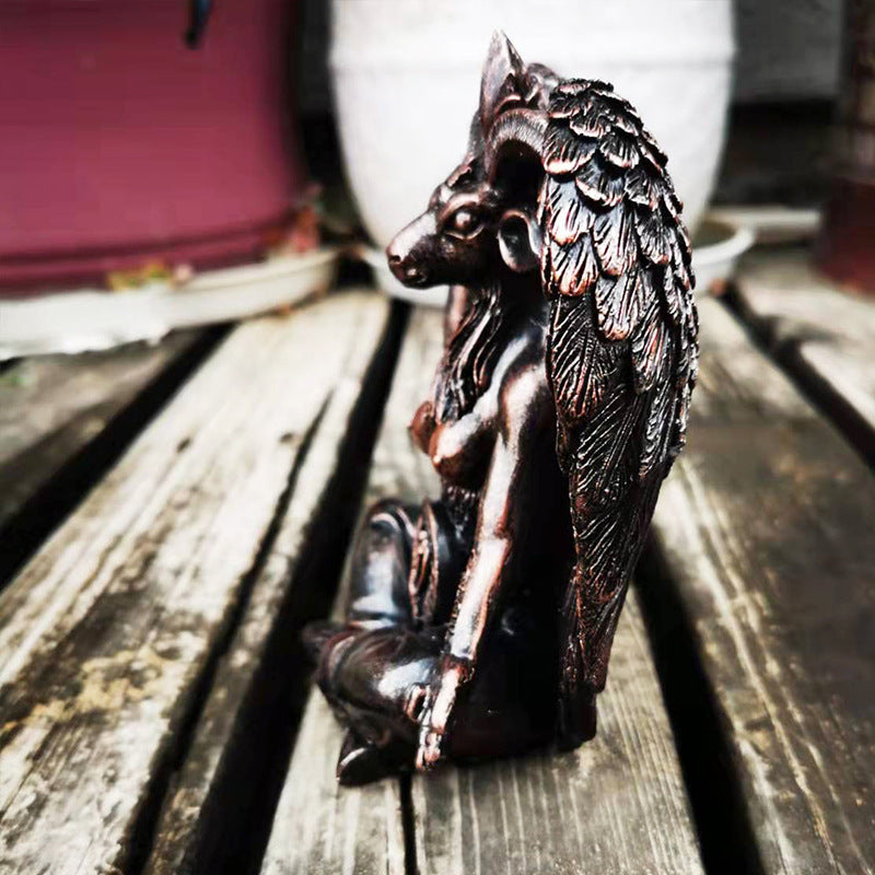 Sculpture Zen Magic Goat Resin Crafts Home Ornaments