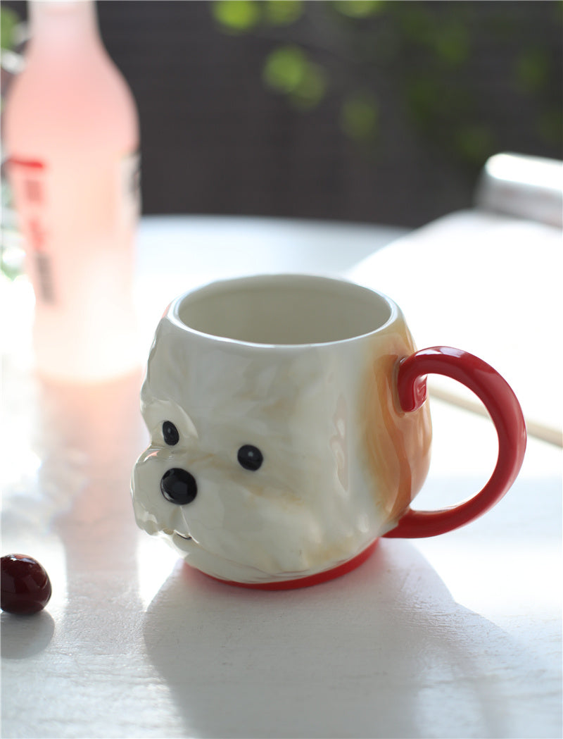 En céramique Animal En Forme de Tasse Tasse D'eau