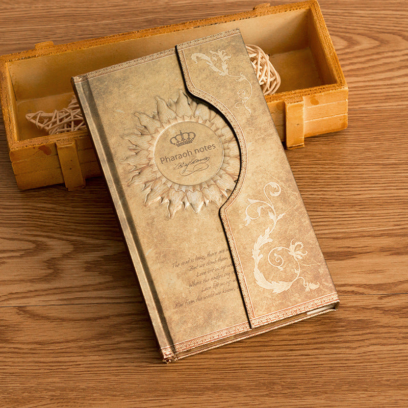 Retro European style magic notebook magnetic buckle