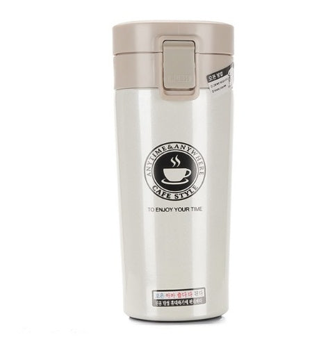 stainless steel vacuum coffee cup business bouncy mug