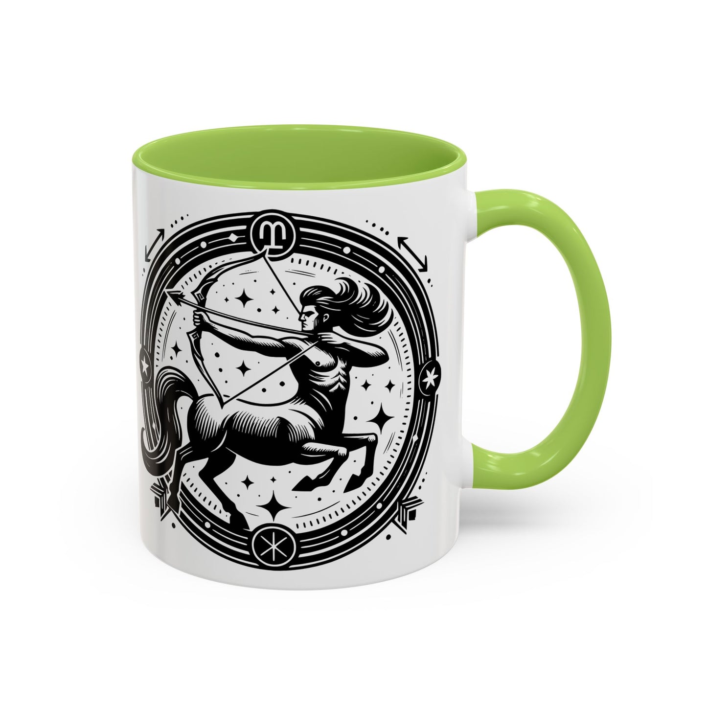 Zodiac Unicorn Coffee Mug, Astrology Gift, Horoscope Cup, Black Accents, Unique Unicorn Mug for Coffee Lovers